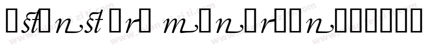 ysans pro mondrian字体转换